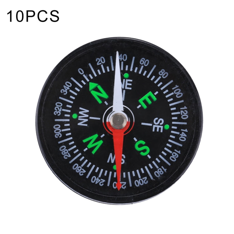 10 PCS 40mm Outdoor Sports Camping Hiking Pointer Guider Plastic Compass Hiker Navigation, Random Color Delivery - Hiking Meter by PMC TechLife | Online Shopping South Africa | PMC TechLife | Buy Now Pay Later Mobicred