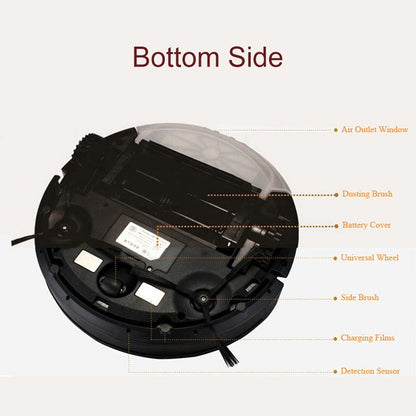 TOCOOL TC-450 Smart Vacuum Cleaner Touch Display Household Sweeping Cleaning Robot with Remote Control(Black) - free shipping - PMC Jewellery - Order now!