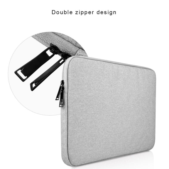 For 15.6 inch and Below Universal Wearable Oxford Cloth Soft Business Inner Package Laptop Tablet Bag(Grey)