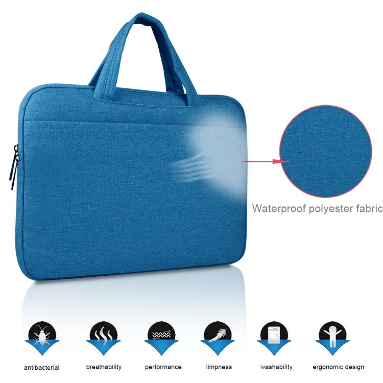 Universal Multiple Pockets Wearable Oxford Cloth Soft Portable Leisurely Handle Laptop Tablet Bag, For 12 inch and Below Macbook, Samsung, Lenovo, Sony, DELL Alienware, CHUWI, ASUS, HP (Black) - free shipping - PMC Jewellery - Order now!