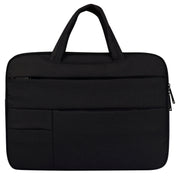 Universal Multiple Pockets Wearable Oxford Cloth Soft Portable Leisurely Handle Laptop Tablet Bag, For 13.3 inch and Below Macbook, Samsung, Lenovo, Sony, DELL Alienware, CHUWI, ASUS, HP (Black)