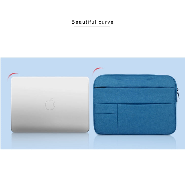 Universal Multiple Pockets Wearable Oxford Cloth Soft Portable Leisurely Handle Laptop Tablet Bag, For 13.3 inch and Below Macbook, Samsung, Lenovo, Sony, DELL Alienware, CHUWI, ASUS, HP (Grey) - 13.3 inch by PMC TechLife | Online Shopping South Africa | PMC TechLife | Buy Now Pay Later Mobicred