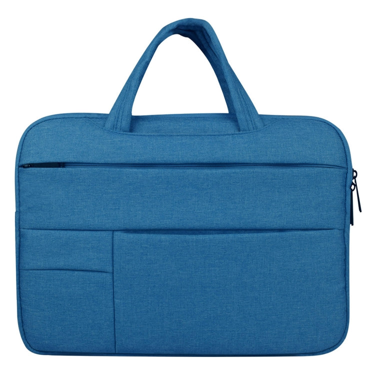 Universal Multiple Pockets Wearable Oxford Cloth Soft Portable Leisurely Handle Laptop Tablet Bag, For 13.3 inch and Below Macbook, Samsung, Lenovo, Sony, DELL Alienware, CHUWI, ASUS, HP (Blue) - free shipping - PMC TechLife - Order now!