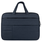 Universal Multiple Pockets Wearable Oxford Cloth Soft Portable Leisurely Handle Laptop Tablet Bag, For 14 inch and Below Macbook, Samsung, Lenovo, Sony, DELL Alienware, CHUWI, ASUS, HP (navy)