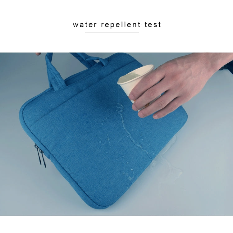 Universal Multiple Pockets Wearable Oxford Cloth Soft Portable Leisurely Handle Laptop Tablet Bag, For 15.6 inch and Below Macbook, Samsung, Lenovo, Sony, DELL Alienware, CHUWI, ASUS, HP (navy) - 15.6 - 17 inch by PMC TechLife | Online Shopping South Africa | PMC TechLife | Buy Now Pay Later Mobicred