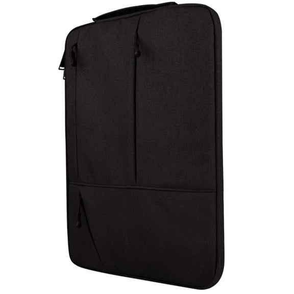 Universal Multiple Pockets Wearable Oxford Cloth Soft Portable Simple Business Laptop Tablet Bag, For 12 inch and Below Macbook, Samsung, Lenovo, Sony, DELL Alienware, CHUWI, ASUS, HP(Black)