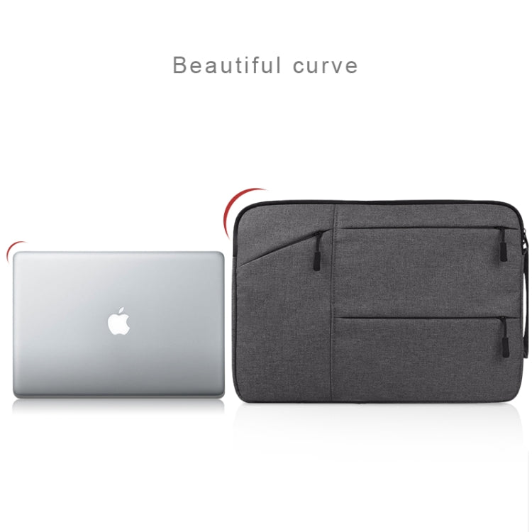 Universal Multiple Pockets Wearable Oxford Cloth Soft Portable Simple Business Laptop Tablet Bag, For 12 inch and Below Macbook, Samsung, Lenovo, Sony, DELL Alienware, CHUWI, ASUS, HP(Grey) - 12.1 inch by PMC TechLife | Online Shopping South Africa | PMC TechLife | Buy Now Pay Later Mobicred