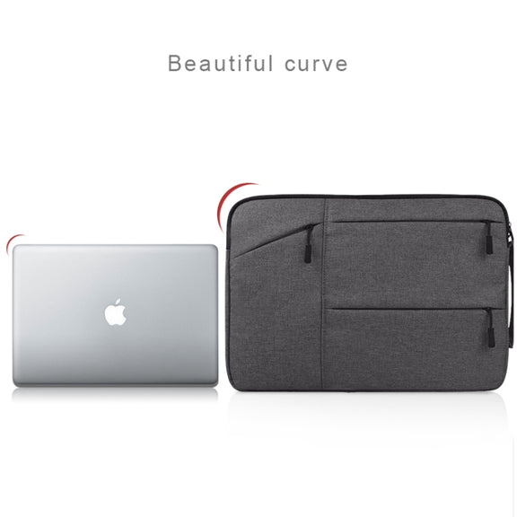 Universal Multiple Pockets Wearable Oxford Cloth Soft Portable Simple Business Laptop Tablet Bag, For 13.3 inch and Below Macbook, Samsung, Lenovo, Sony, DELL Alienware, CHUWI, ASUS, HP (Pink)