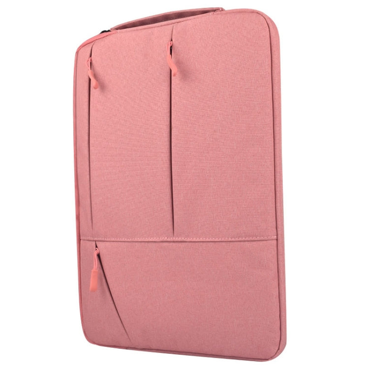 Universal Multiple Pockets Wearable Oxford Cloth Soft Portable Simple Business Laptop Tablet Bag, For 15.6 inch and Below Macbook, Samsung, Lenovo, Sony, DELL Alienware, CHUWI, ASUS, HP (Pink) - 15.6 - 17 inch by PMC TechLife | Online Shopping South Africa | PMC TechLife | Buy Now Pay Later Mobicred