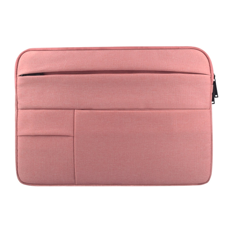 Universal Multiple Pockets Wearable Oxford Cloth Soft Portable Leisurely Laptop Tablet Bag, For 12 inch and Below Macbook, Samsung, Lenovo, Sony, DELL Alienware, CHUWI, ASUS, HP (Pink) - free shipping - PMC TechLife - Order now!