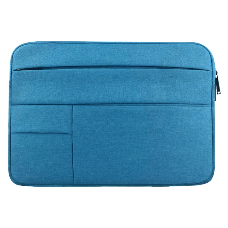 Universal Multiple Pockets Wearable Oxford Cloth Soft Portable Leisurely Laptop Tablet Bag, For 12 inch and Below Macbook, Samsung, Lenovo, Sony, DELL Alienware, CHUWI, ASUS, HP (Blue) - 12.1 inch by PMC TechLife | Online Shopping South Africa | PMC TechLife | Buy Now Pay Later Mobicred