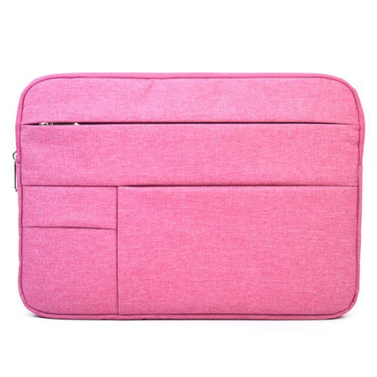 Universal Multiple Pockets Wearable Oxford Cloth Soft Portable Leisurely Laptop Tablet Bag, For 12 inch and Below Macbook, Samsung, Lenovo, Sony, DELL Alienware, CHUWI, ASUS, HP (Magenta) - 12.1 inch by PMC TechLife | Online Shopping South Africa | PMC TechLife | Buy Now Pay Later Mobicred