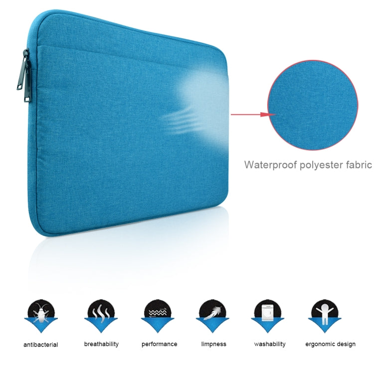 Universal Multiple Pockets Wearable Oxford Cloth Soft Portable Leisurely Laptop Tablet Bag, For 13.3 inch and Below Macbook, Samsung, Lenovo, Sony, DELL Alienware, CHUWI, ASUS, HP (Blue)