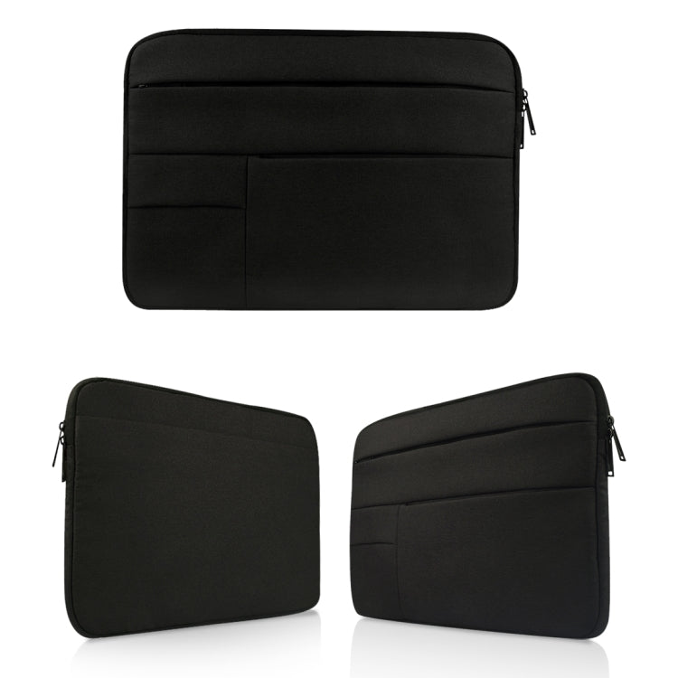 Universal Multiple Pockets Wearable Oxford Cloth Soft Portable Leisurely Laptop Tablet Bag, For 15.6 inch and Below Macbook, Samsung, Lenovo, Sony, DELL Alienware, CHUWI, ASUS, HP (Black) - 15.6 - 17 inch by PMC TechLife | Online Shopping South Africa | PMC TechLife | Buy Now Pay Later Mobicred