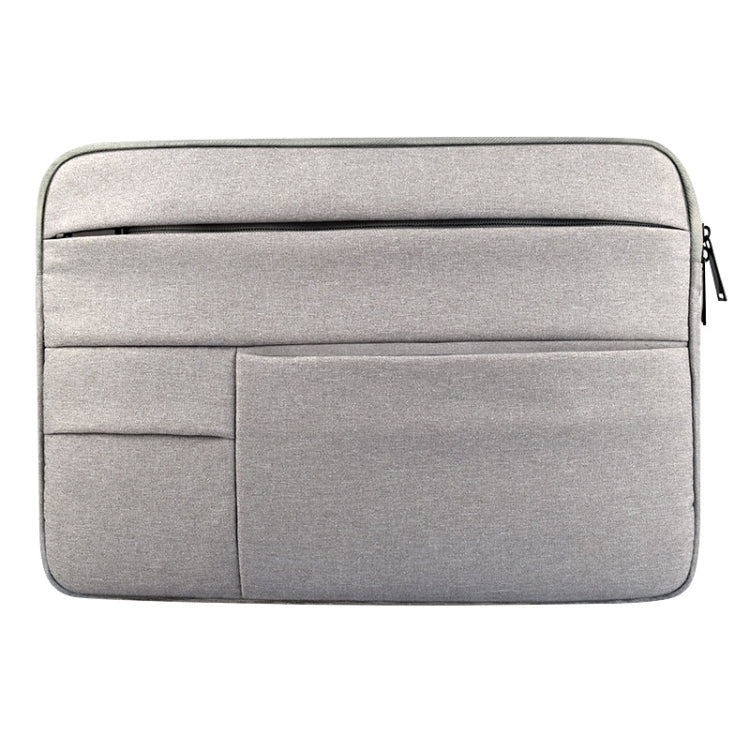 Universal Multiple Pockets Wearable Oxford Cloth Soft Portable Leisurely Laptop Tablet Bag, For 15.6 inch and Below Macbook, Samsung, Lenovo, Sony, DELL Alienware, CHUWI, ASUS, HP (Grey) - 15.6 - 17 inch by PMC TechLife | Online Shopping South Africa | PMC TechLife | Buy Now Pay Later Mobicred