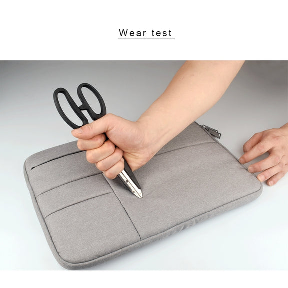 Universal Multiple Pockets Wearable Oxford Cloth Soft Portable Leisurely Laptop Tablet Bag, For 15.6 inch and Below Macbook, Samsung, Lenovo, Sony, DELL Alienware, CHUWI, ASUS, HP (navy)