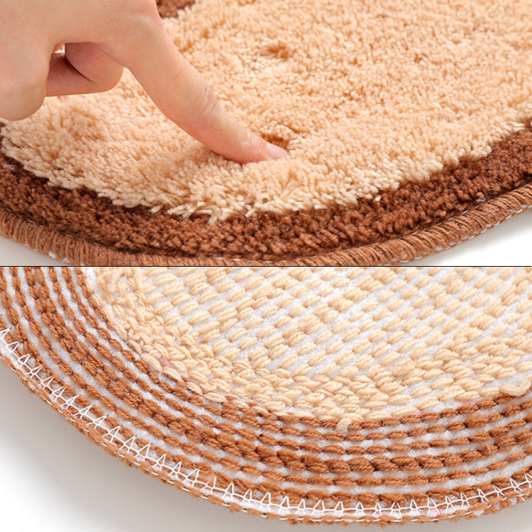 1390 Foot-shaped Non Slip Shaggy Soft Water Absorption Bedroom Bathroom Carpet Mat(Green) - Mats by PMC TechLife | Online Shopping South Africa | PMC TechLife