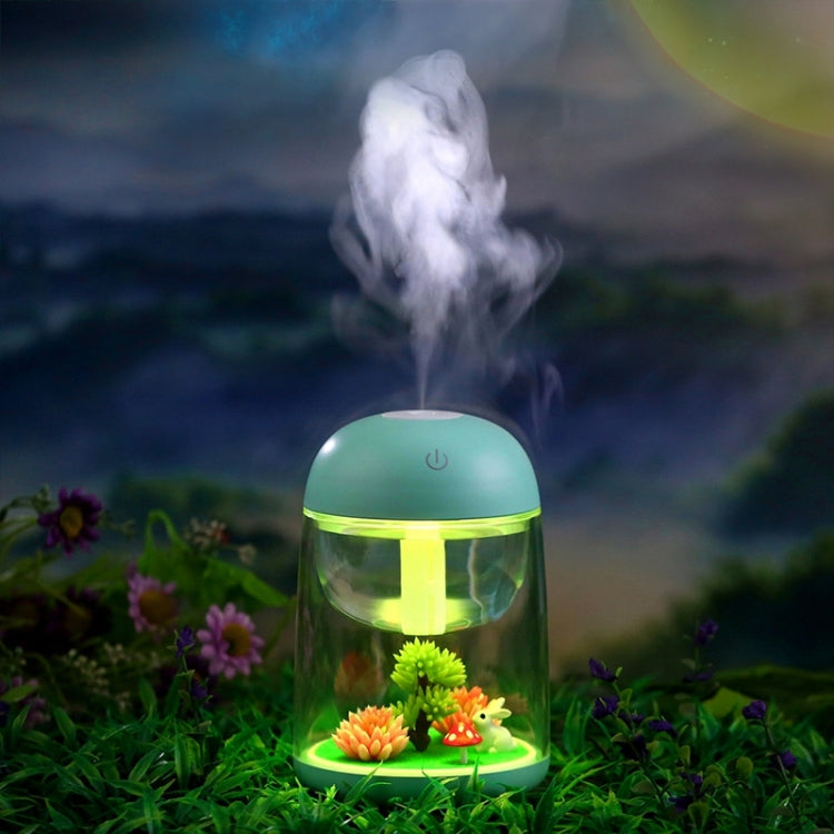 Imycoo WT602 2W Portable Mini Micro Landscape Design USB Charge Aromatherapy Air Humidifier with LED Colorful Light, Water Tank Capacity: 180ml, DC 5V(Blue) - Air Purifiers & Accessories by PMC TechLife | Online Shopping South Africa | PMC TechLife | Buy Now Pay Later Mobicred