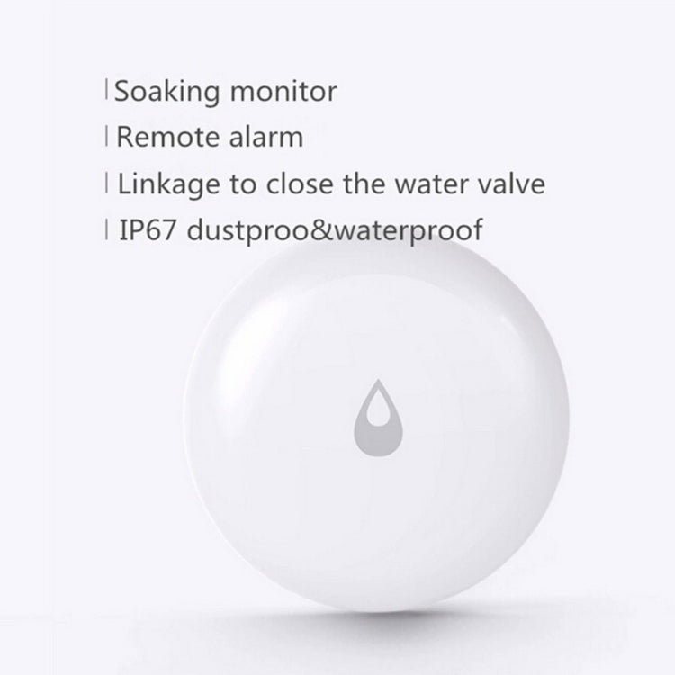 Original Xiaomi Youpin Aqara Water Immersing Sensor Flood Water Leak Detector for Home Remote Alarm Security Soaking Sensor, with the Xiaomi Multifunctional Gateway Use (CA1001)(White) - Water Leakage Alarm by Xiaomi | Online Shopping South Africa | PMC TechLife | Buy Now Pay Later Mobicred