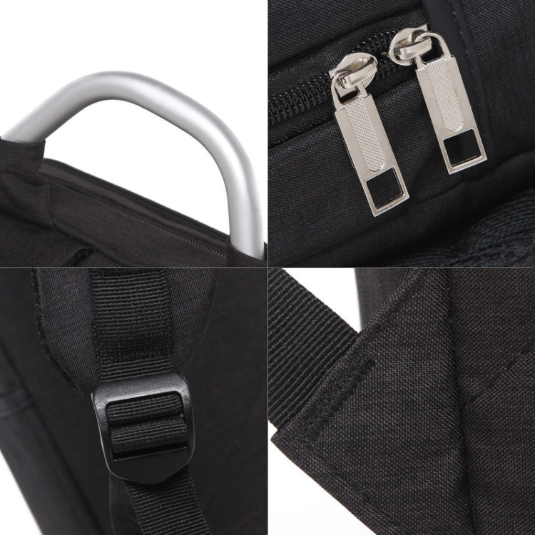 Universal Multi-Function Oxford Cloth Laptop Computer Shoulders Bag Business Backpack Students Bag, Size: 40x28x12cm, For 14 inch and Below Macbook, Samsung, Lenovo, Sony, DELL Alienware, CHUWI, ASUS, HP(Black) - Backpack by PMC Jewellery | Online Shopping South Africa | PMC Jewellery | Buy Now Pay Later Mobicred