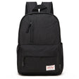 Universal Multi-Function Canvas Laptop Computer Shoulders Bag Leisurely Backpack Students Bag, Small Size: 37x26x12cm, For 13.3 inch and Below Macbook, Samsung, Lenovo, Sony, DELL Alienware, CHUWI, ASUS, HP(Black) - Backpack by PMC TechLife | Online Shopping South Africa | PMC TechLife | Buy Now Pay Later Mobicred