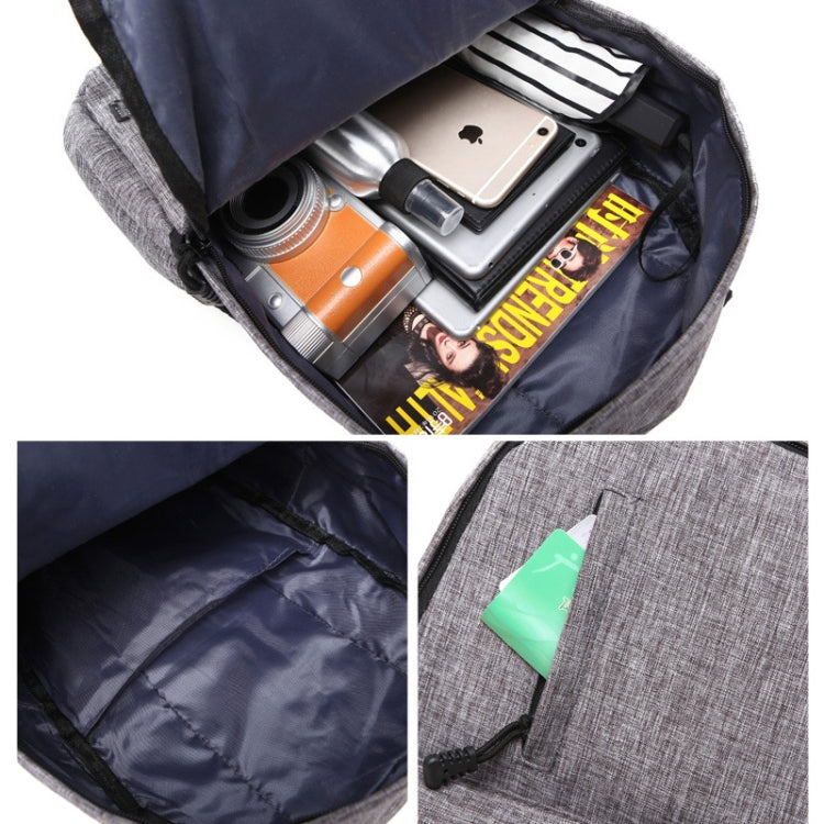 Universal Multi-Function Canvas Laptop Computer Shoulders Bag Leisurely Backpack Students Bag, Small Size: 37x26x12cm, For 13.3 inch and Below Macbook, Samsung, Lenovo, Sony, DELL Alienware, CHUWI, ASUS, HP(Black) - Backpack by PMC Jewellery | Online Shopping South Africa | PMC Jewellery | Buy Now Pay Later Mobicred