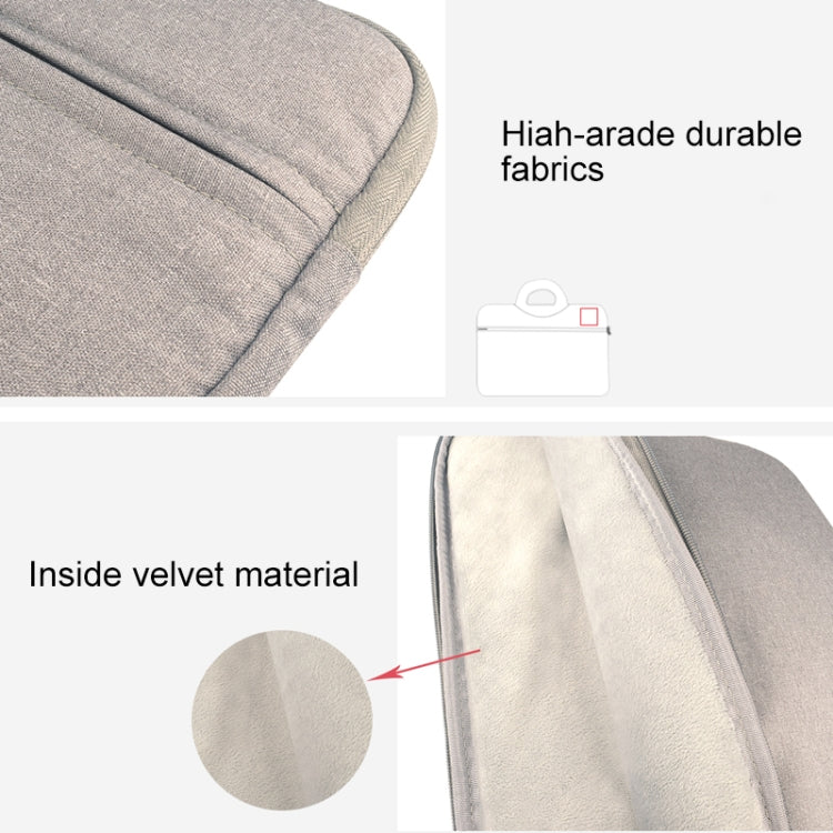 Breathable Wear-resistant Shoulder Handheld Zipper Laptop Bag, For 13.3 inch and Below Macbook, Samsung, Lenovo, Sony, DELL Alienware, CHUWI, ASUS, HP (Pink) - free shipping - PMC Jewellery - Order now!