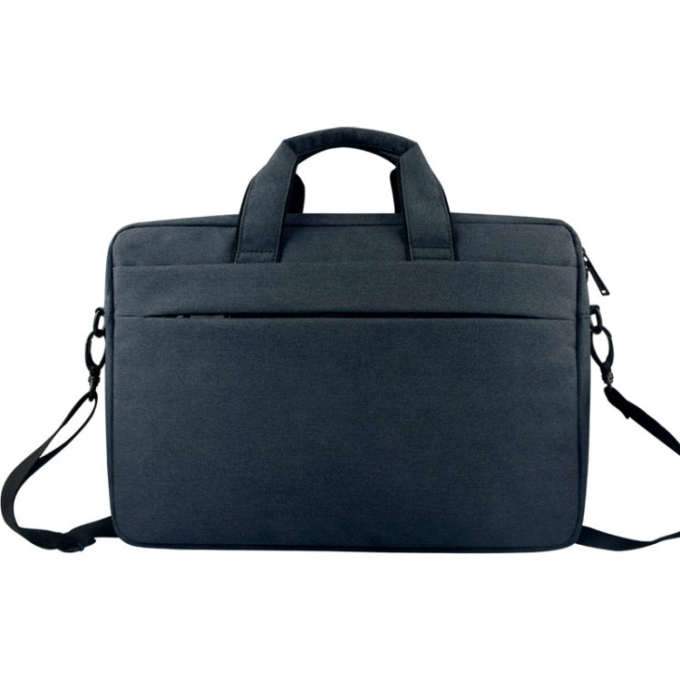 Breathable Wear-resistant Thin and Light Fashion Shoulder Handheld Zipper Laptop Bag with Shoulder Strap, For 13.3 inch and Below Macbook, Samsung, Lenovo, Sony, DELL Alienware, CHUWI, ASUS, HP(Navy Blue) - 13.3 inch by PMC Jewellery | Online Shopping South Africa | PMC Jewellery | Buy Now Pay Later Mobicred