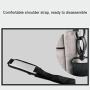 Breathable Wear-resistant Thin and Light Fashion Shoulder Handheld Zipper Laptop Bag with Shoulder Strap, For 14.0 inch and Below Macbook, Samsung, Lenovo, Sony, DELL Alienware, CHUWI, ASUS, HP (Grey)
