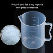 500ml PP Plastic Flask Digital Measuring Cup Cylinder Scale Measure Glass Lab Laboratory Tools(Transparent)