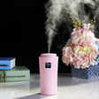 Small-3 2W Humidifier Moisture Meter Moisturizing Instrument with LED Night Light, Water Tank Capacity: 260ml(Pink) - Air Purifiers & Accessories by PMC TechLife | Online Shopping South Africa | PMC TechLife | Buy Now Pay Later Mobicred