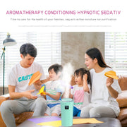 Small-3 2W Humidifier Moisture Meter Moisturizing Instrument with LED Night Light, Water Tank Capacity: 260ml(Blue)