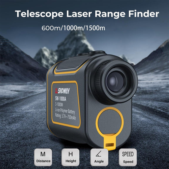 SNDWAY SW600A Handheld Outdoor Water-resistant Telescope Range Finder Distance Measurer, 600m