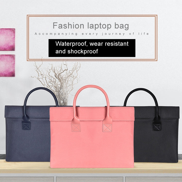 15.4 inch Universal Wearable Soft Handle Portable Laptop Tablet Bag, For Macbook, Samsung, Lenovo, Sony, DELL Alienware, CHUWI, ASUS, HP(Navy Blue) - 15 inch by PMC TechLife | Online Shopping South Africa | PMC TechLife | Buy Now Pay Later Mobicred