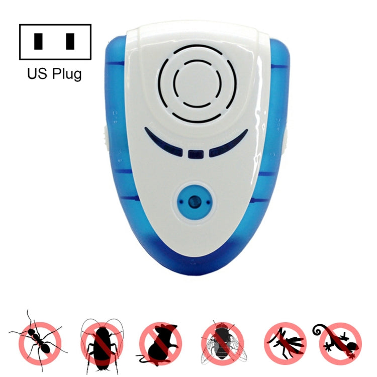6W Electronic Ultrasonic Electromagnetic Wave Anti Mosquito Rat Insect Pest Repeller with Light, US Plug, AC 90-240V, Random Color Delivery (Blue) - Repellents by PMC TechLife | Online Shopping South Africa | PMC TechLife | Buy Now Pay Later Mobicred
