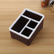 Desktop Storage Organizer Remote Control Caddy Holde for Desk Office Supplies(Coffee) - free shipping - PMc TechLife - Order now!