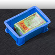 Thick Multi-function Material Box Brand New Flat Plastic Parts Box Tool Box, Size: 15.6cm x 10.1cm x 5.3cm(Blue) - Storage Bags & Boxes by PMC TechLife | Online Shopping South Africa | PMC TechLife | Buy Now Pay Later Mobicred