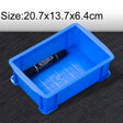 Thick Multi-function Material Box Brand New Flat Plastic Parts Box Tool Box, Size: 20.7cm x 13.7cm x 6.4cm(Blue) - Storage Bags & Boxes by PMC TechLife | Online Shopping South Africa | PMC TechLife | Buy Now Pay Later Mobicred