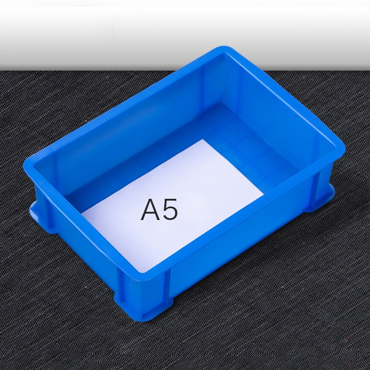Thick Multi-function Material Box Brand New Flat Plastic Parts Box Tool Box, Size: 30.2cm x 20.9cm x 8.3cm(Blue) - Storage Bags & Boxes by PMC TechLife | Online Shopping South Africa | PMC TechLife | Buy Now Pay Later Mobicred