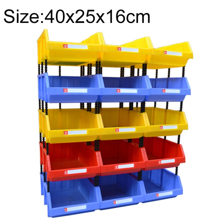 Thickened Oblique Plastic Box Combined Parts Box Material Box, Random Color Delivery, Size: 40cm x 25cm x 16cm - Storage Bags & Boxes by PMC TechLife | Online Shopping South Africa | PMC TechLife | Buy Now Pay Later Mobicred