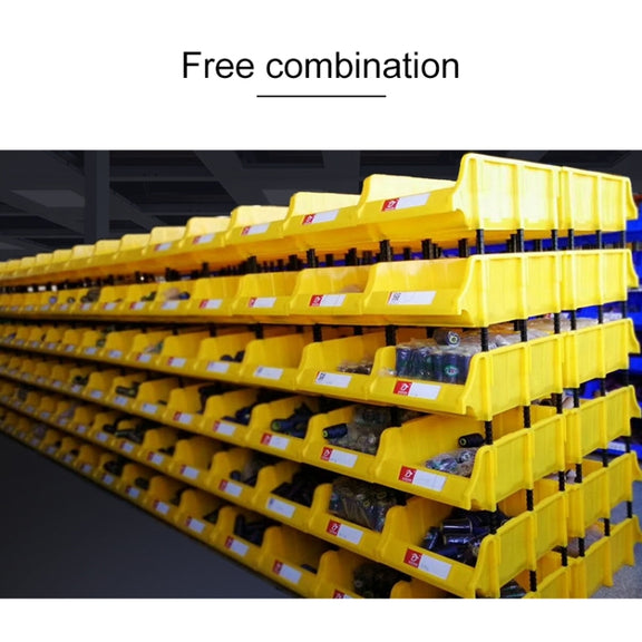 Thickened Oblique Plastic Box Combined Parts Box Material Box, Random Color Delivery, Size: 40cm x 25cm x 16cm