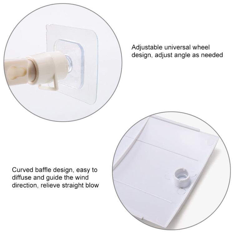 Air Conditioning Wind Deflector Shroud Bedroom Wall-Mounted Baby Universal Anti-Straight Blowing Air Conditioning Windshield(White) - Air Conditioning & Accessories by PMC TechLife | Online Shopping South Africa | PMC TechLife | Buy Now Pay Later Mobicred