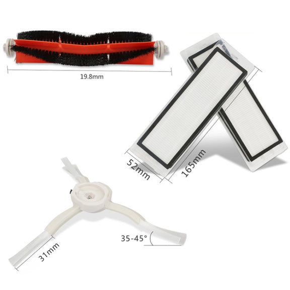 Brush Haipa Filter Sweeping Robot Accessories for Xiaomi Mijia Stone Generation / Second Generation