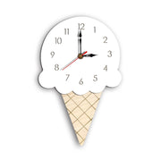 Ice Cream Styling Decorative Wall Clock (White)