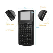 2.4 inch Display Screen Anti-peeping Scientific Calculator, Support Sound Recording / Radio / Music & Video Playing