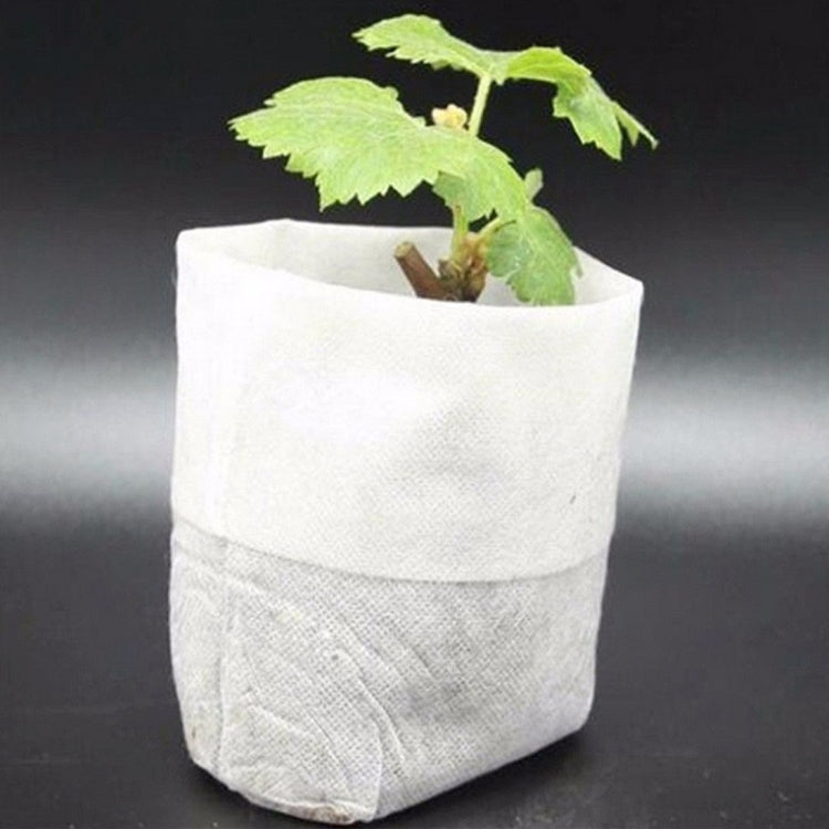 100pcs/Pack Nursery Pots Seedling-Raising Bags Environmental Non-woven Nursery Bags - Flower Pots & Planters by PMC TechLife | Online Shopping South Africa | PMC TechLife