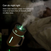 ML-S2 Water Cup Shape Intelligent Mute LED Night Light Atomized Humidifier Air humidification Machine(Pink)
