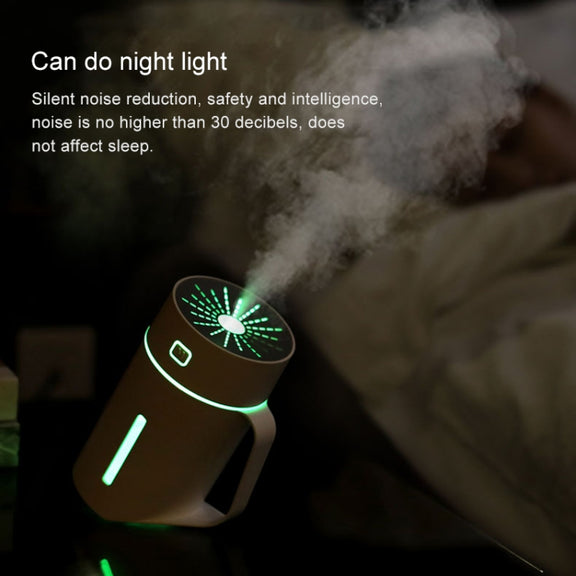 ML-S2 Water Cup Shape Intelligent Mute LED Night Light Atomized Humidifier Air humidification Machine(Pink)