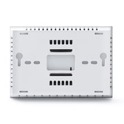 BHP-8000-WIFI-B 3H2C Smart Home Heat Pump Round Room Mirror Housing Thermostat with Adapter Plate & WiFi, AC 24V(Black)