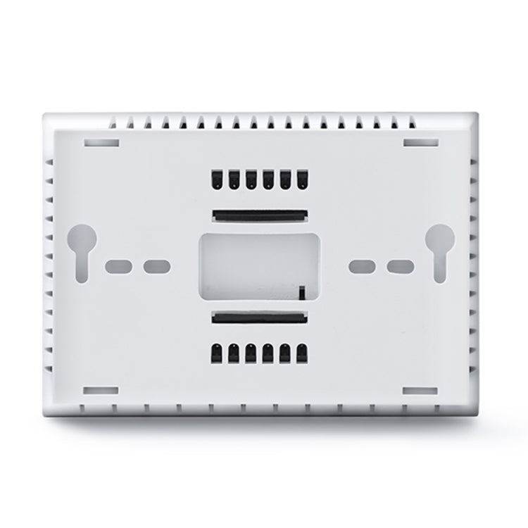 BHP-8000-WIFI-B 3H2C Smart Home Heat Pump Round Room Mirror Housing Thermostat with Adapter Plate & WiFi, AC 24V(Black)